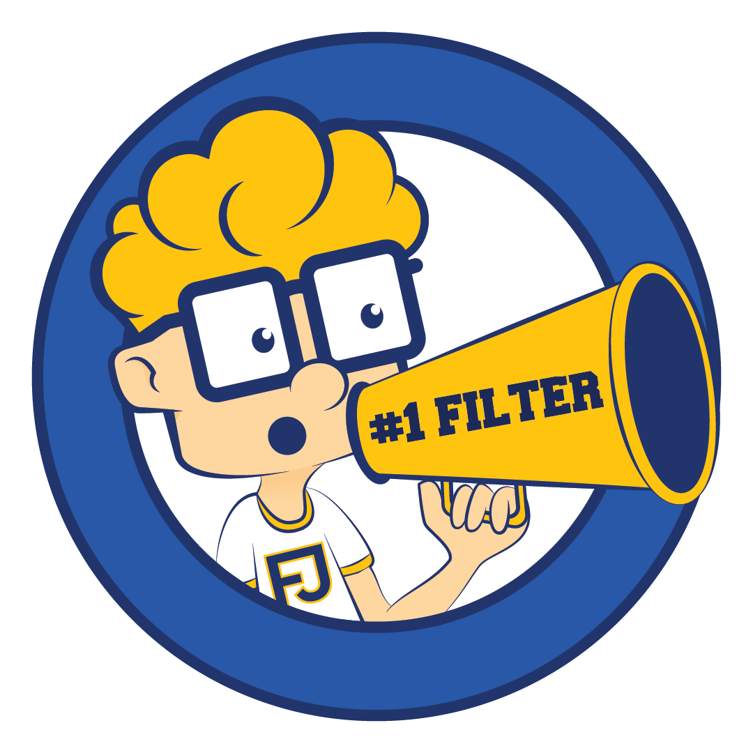 Filter Fanatic with megaphone